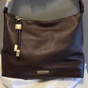 BRAND NEW Michael Kors Brown Leather Shoulder Bag